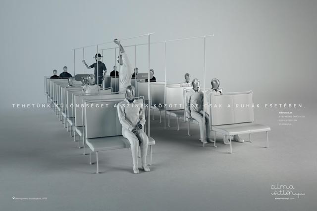 Ruhái színvilágával tüntet a magyar tervező a rasszizmus ellen