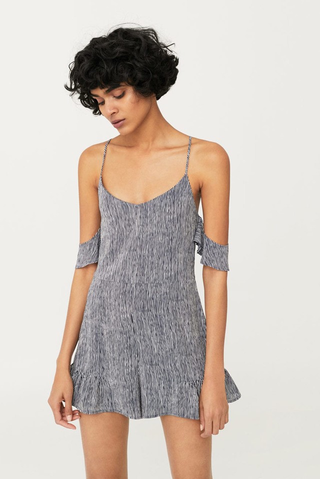 Vállra húzott nadrágruha MANGO 7995 Ft-mango.com