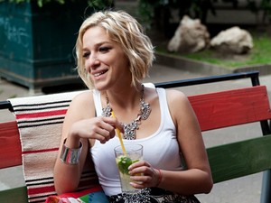 Danics Dóra sikkes hűsölése