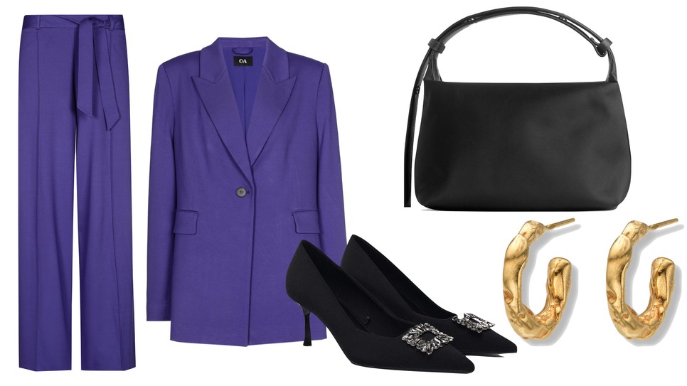 Zakó és nadrág C&A 25 995 Ft, 14 995 Ft Fülbevaló EVA REMENYI 28 900 Ft Táska ARKET - arket.com Cipő PARFOIS 16 995 Ft