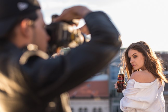 Palvin Barbara, coca cola