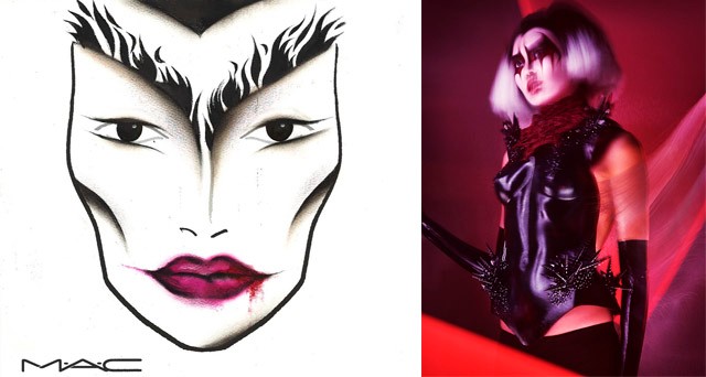 halloween, mac, smink, halloweeni smink, mac cosmetics