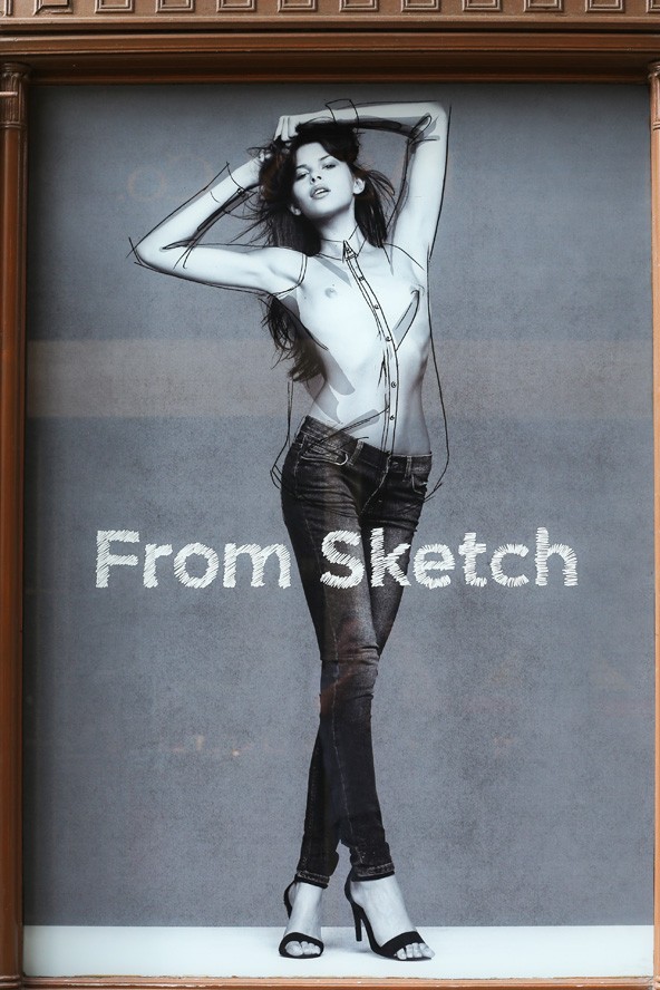 A kifogásolt reklámfotó