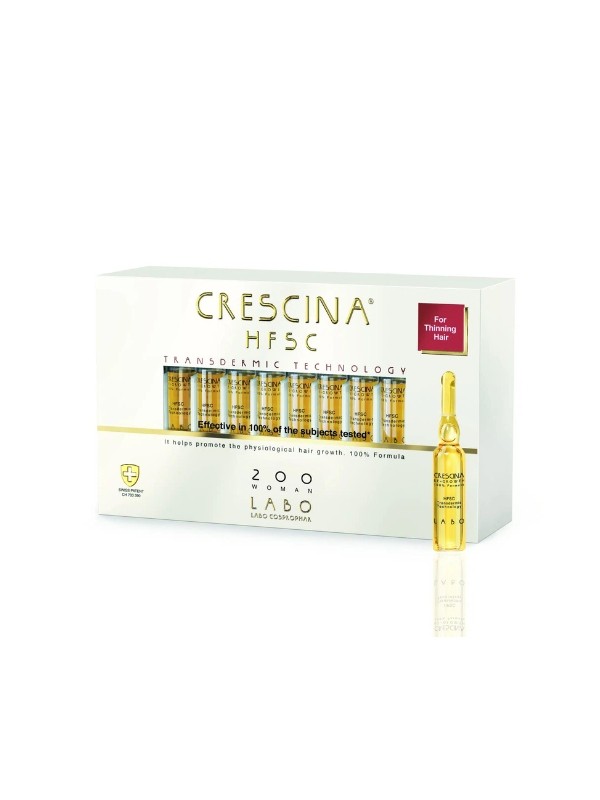 Crescina 200 Újranövekedést serkentő kezelés nőknek LABO SUISSE 39 950 Ft/20 ampulla, GLAMOUR kuponnal, 25% kedvezménnyel 29 962,5 Ft