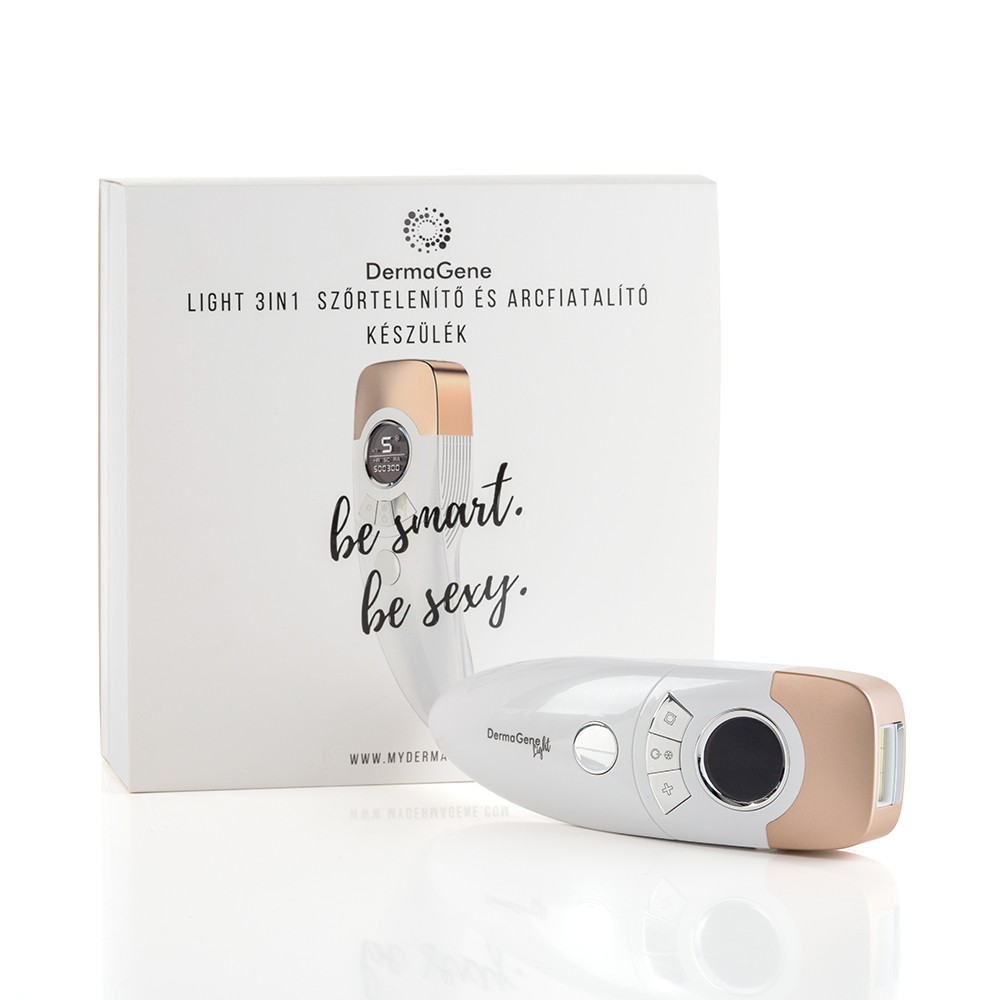 DERMAGENE® Light 3in1 IPL szőrtelenítő, arcfiatalító, aknékezelő készülék