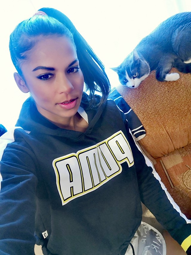 Zsiga Melinda mára rövid, de kényelmes szettet választott