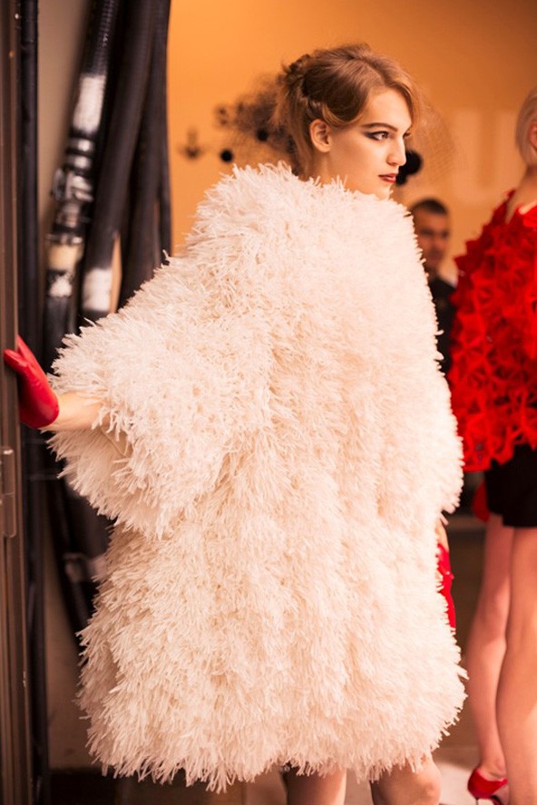 Axente Vanessa - Girogio Armani backstage