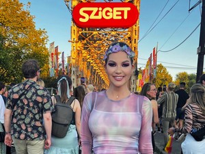 Az anyáknak is jár, hogy a Sziget Fesztiválon bulizzanak! Proksa Szandra a férjével randizott a szabadság szigetén