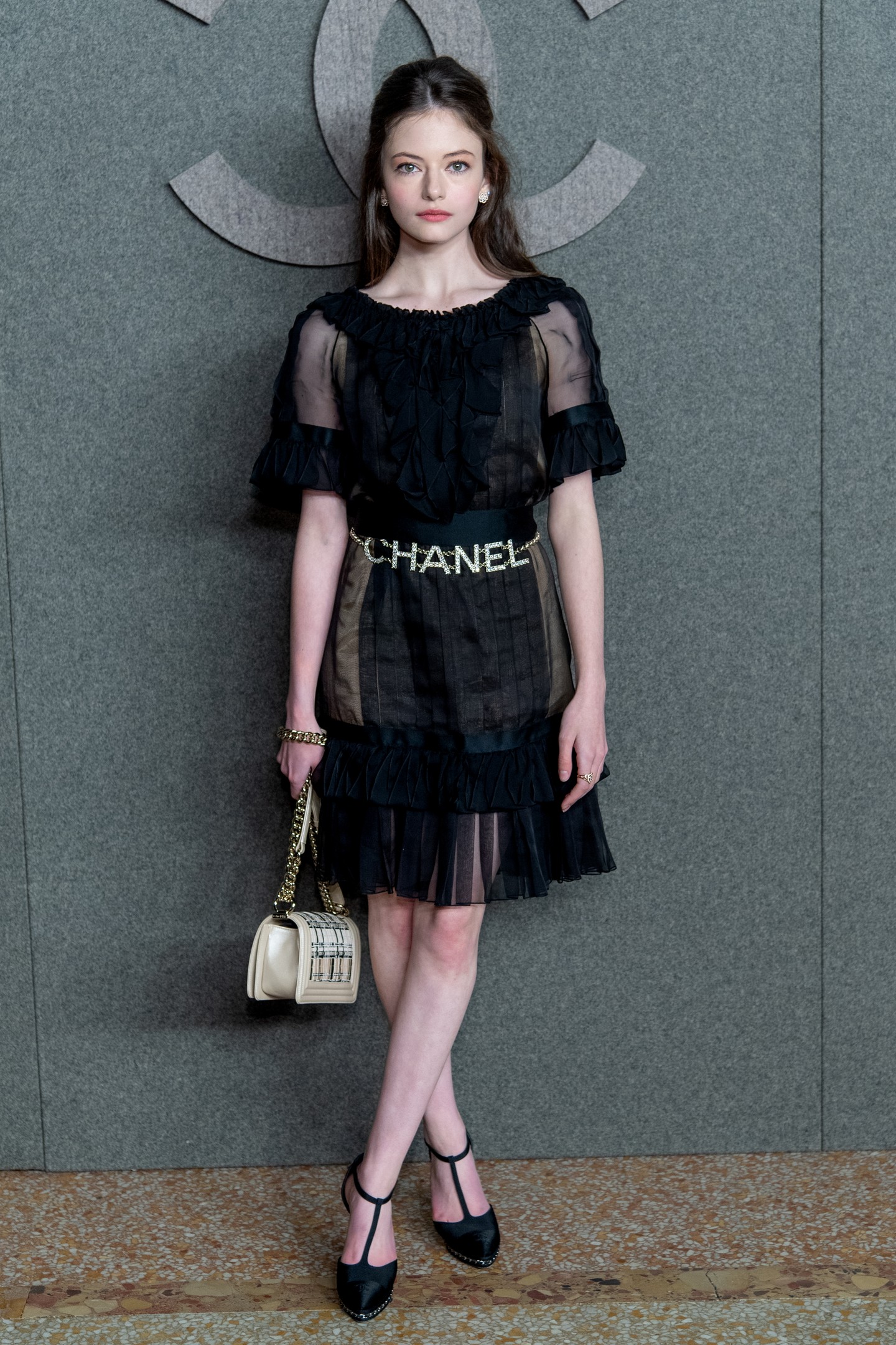 Mackenzie Foy, a Chanel 2018-2019-es divatbemutatóján