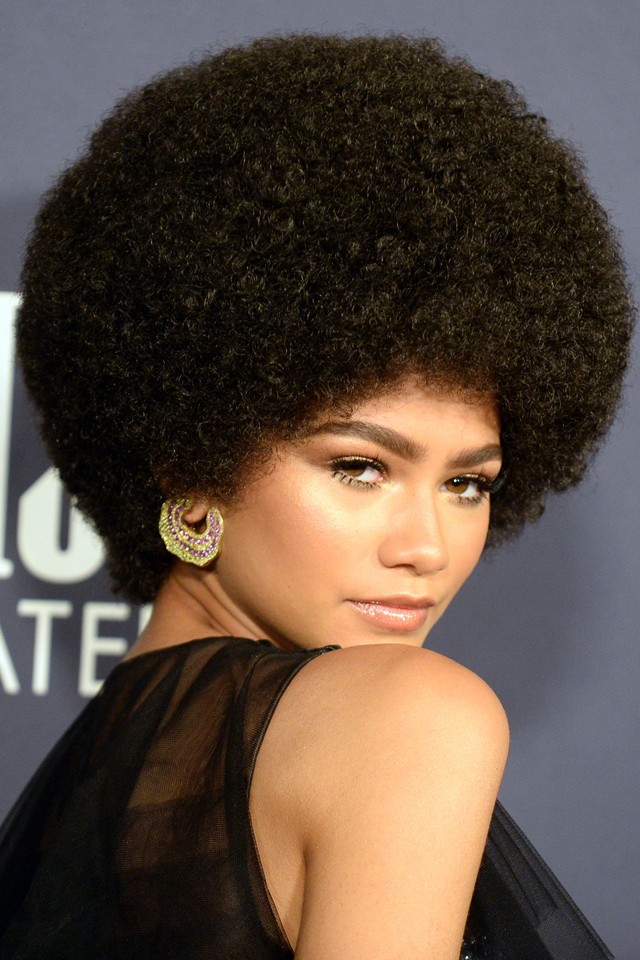 Zendaya afro