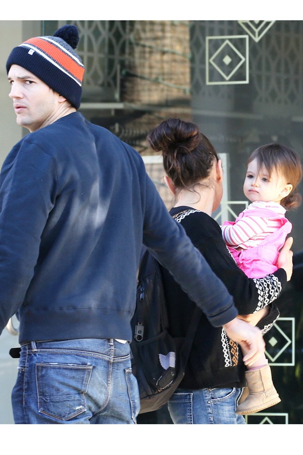 Nézd mennyire cuki Ashton Kutcher és Mila Kunis gyereke