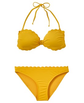 Sárga szivacsos bikini felső és -alsó CAMAIEU 3995 Ft, 2995 Ft