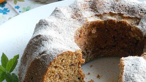 Karácsonyi almás-narancsos kuglóf - diétás