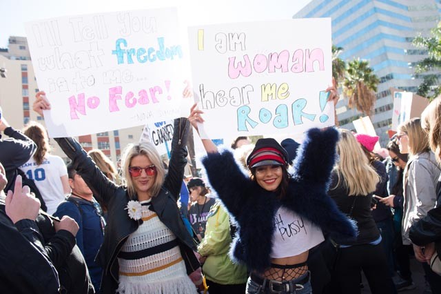 Womens March Vanessa Hudgens