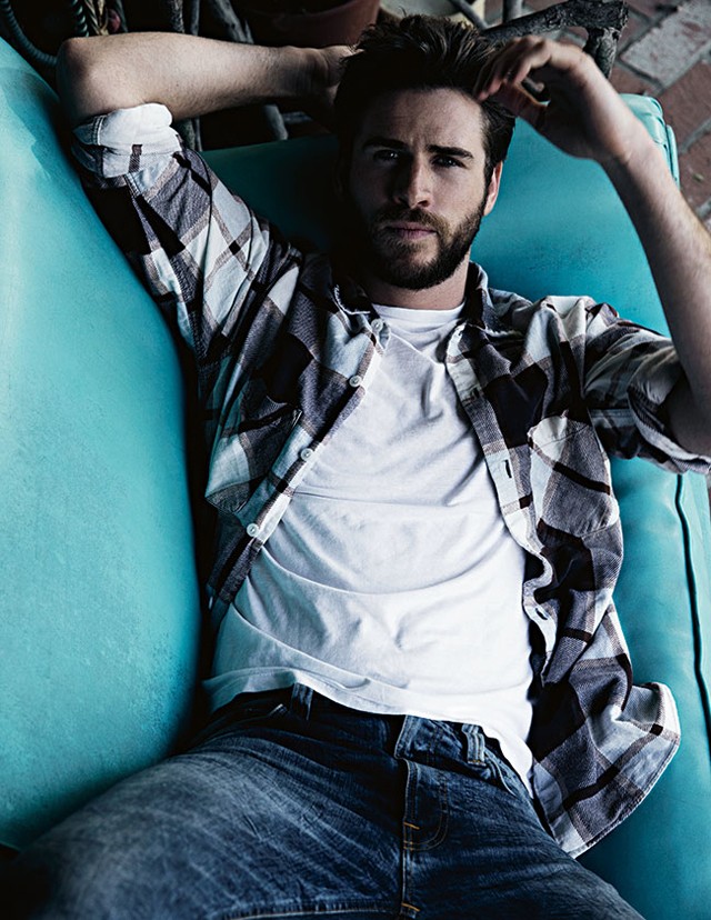 liam hemsworth, gq australia