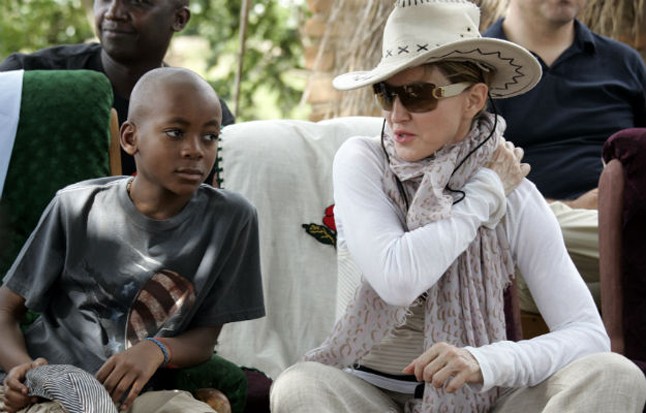 Madonna idén Malawiban