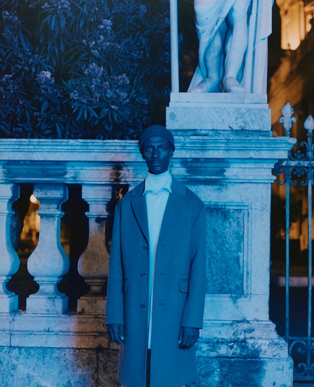 Kalib Besher a Reserved Re.Design kollekció férfi modellje