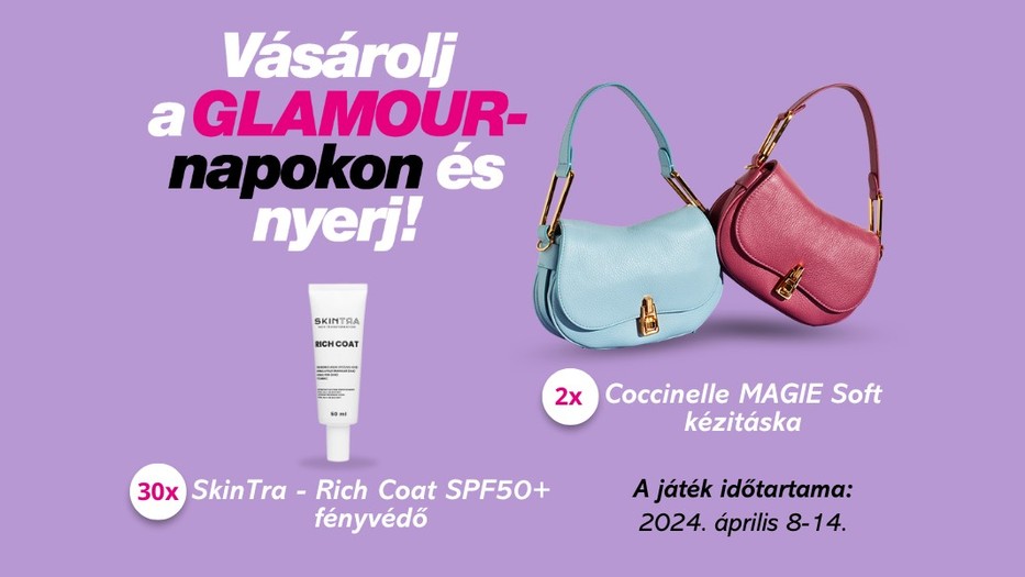 Koronázd meg a szetted egy menő női táskával vagy nyerj széles spektrumú fényvédőt!