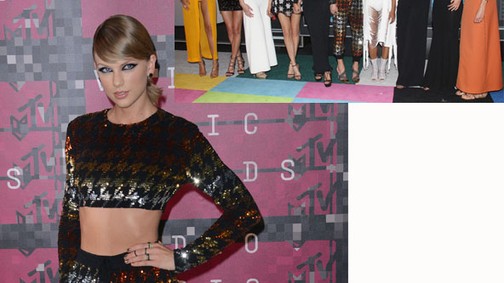 Taylor Swift mackónadrágban az MTV gáláján