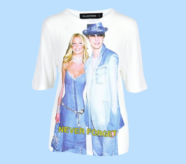 Póló Justin Timberlake és Britney Spears