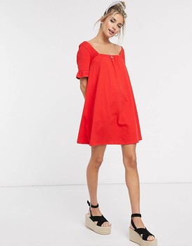 Szögletes nyakú miniruha ASOS DESIGN asos.com €24.99