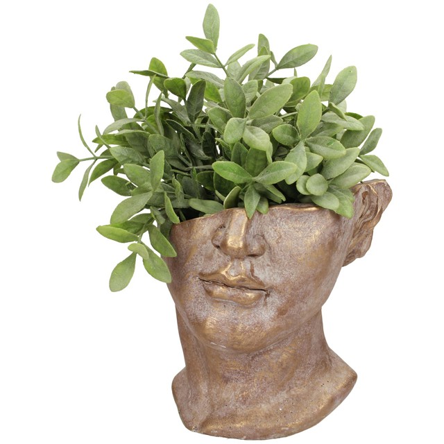 AUDENZA aranyozott beton kaspó 32 font