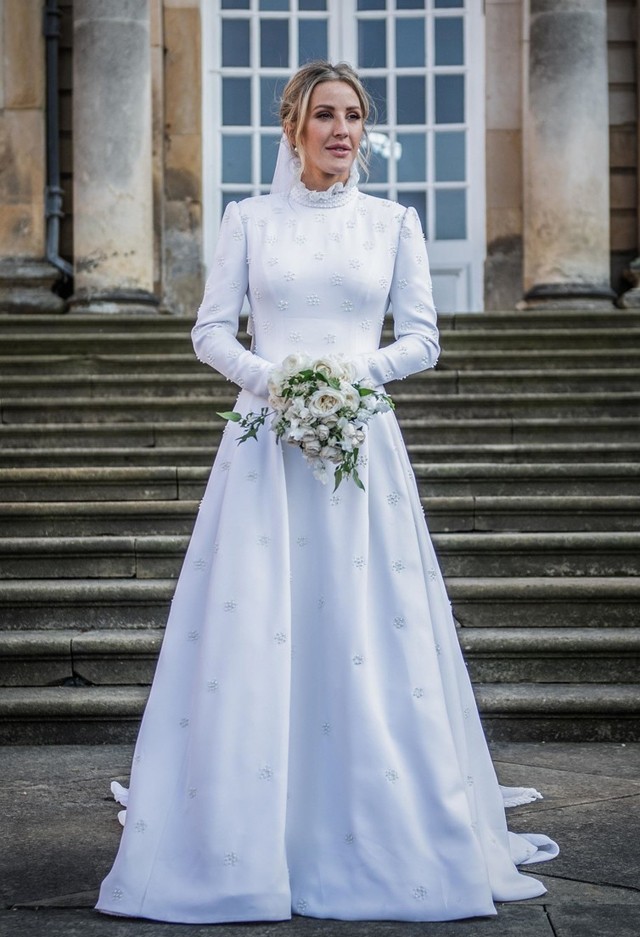 Ellie Goulding négy esküvői ruhája közül lehetetlen eldönteni, melyik a legszebb