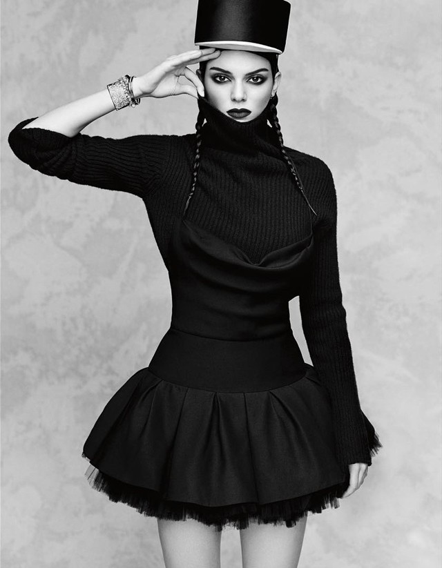 kendall jenner, vogue, címlap, fotók, divatanyag, luigi iango, októberi kiadás, sztármodell, fotósorozat