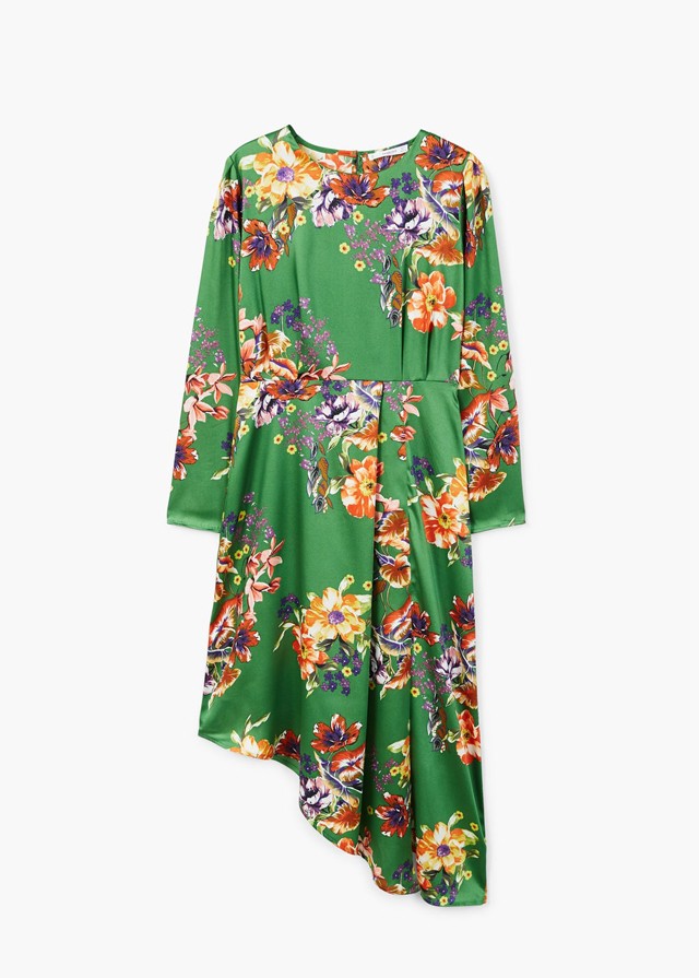 Aszimmetrikus selyemruha MANGO 17995 Ft helyett 14396 Ft 