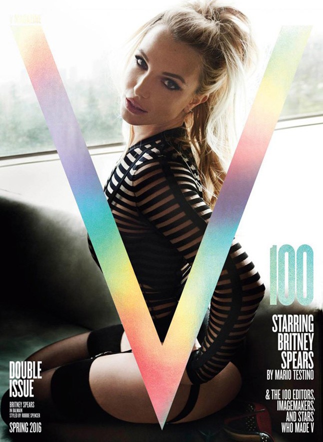 britney spears, v magazin, fehérneműben, mario testino, képek, szexi