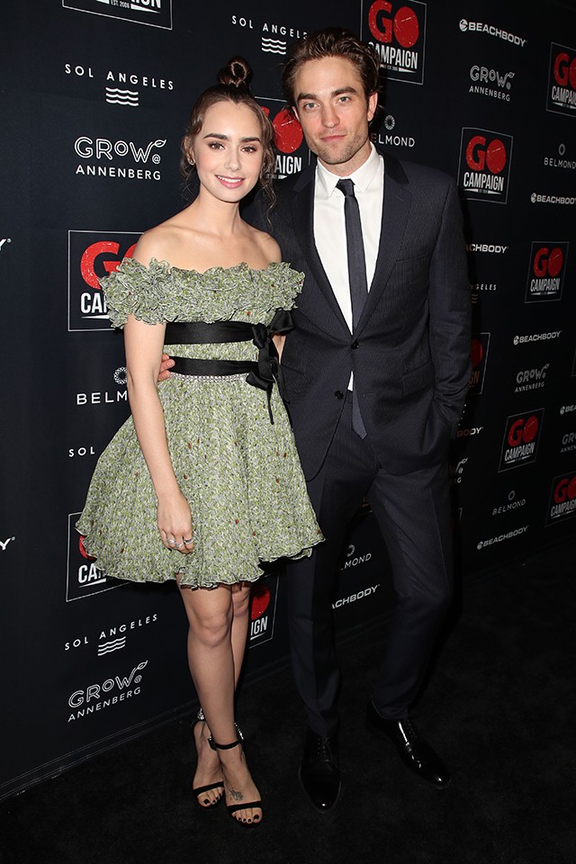 Robert Pattinson Lily Collins