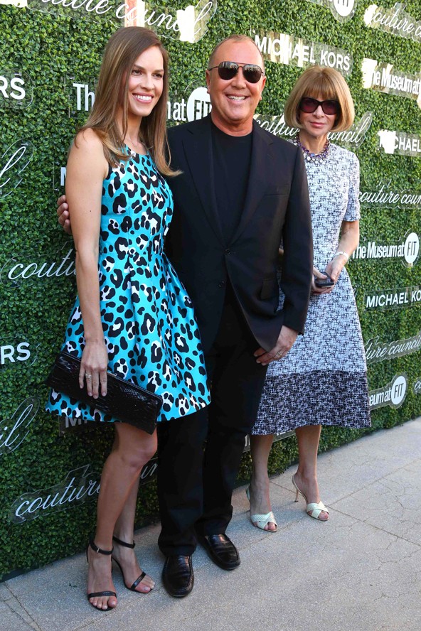 Hilary Swank, Michael Kors, Anna Wintour