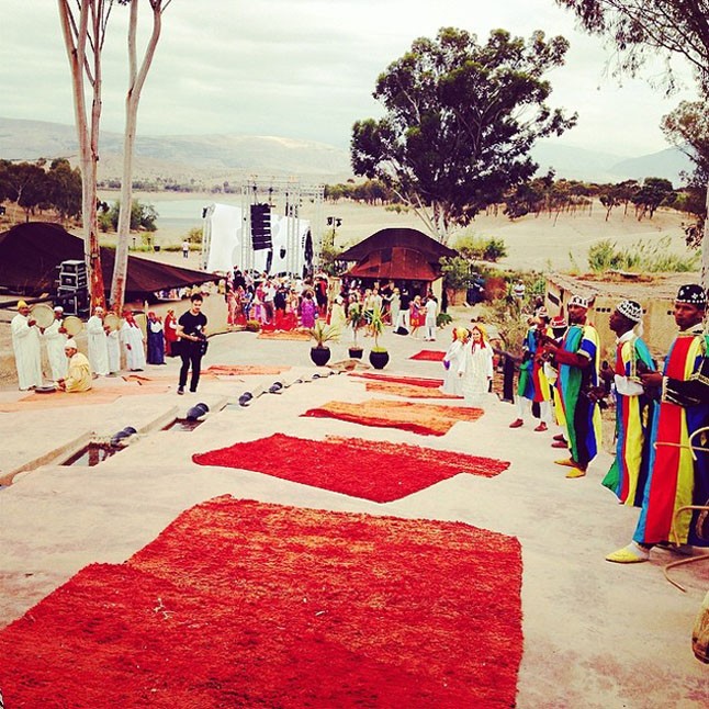 Az esküvő helyszíne. Lenyűgöző.