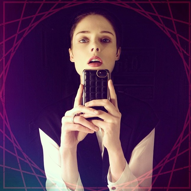 Coco Rocha egy újabb tökéletes selfie-je.