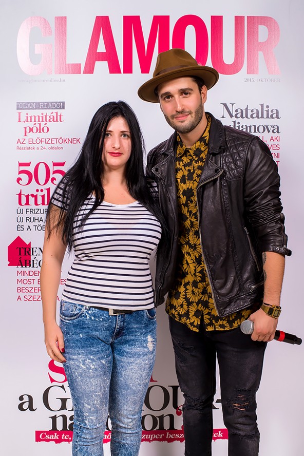 Király Viktor a GLAMOUR és az ARÉNA Pláza közös Stylistversenyén