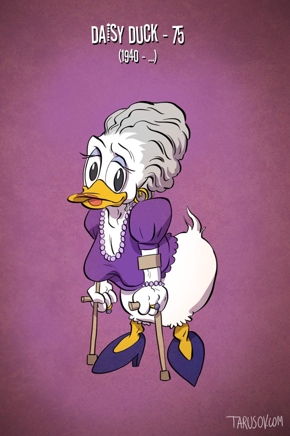 Ilyen öregek lennének ma a Disney hősei