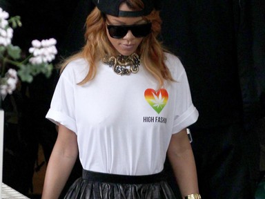 Divat a füvezés Rihanna szerint