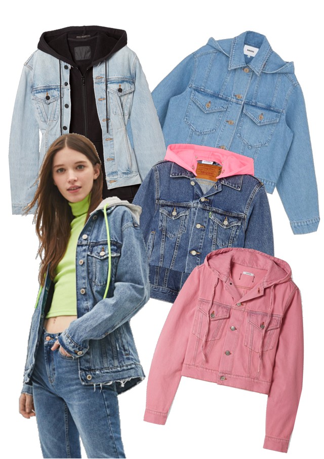 Oversize kapucnis dzseki BERSHKA 11995 Ft