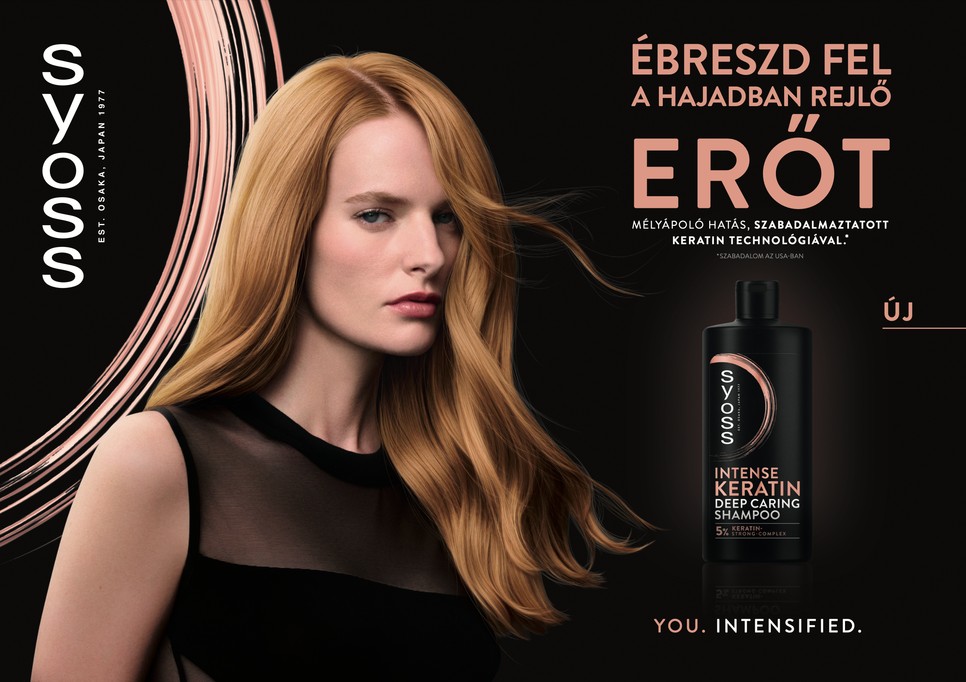 A megújult Syoss Intense Keratin termékcsalád helyreállítja a haj szerkezetét