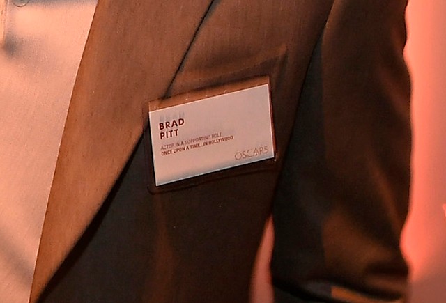 Brad Pitt névtáblája