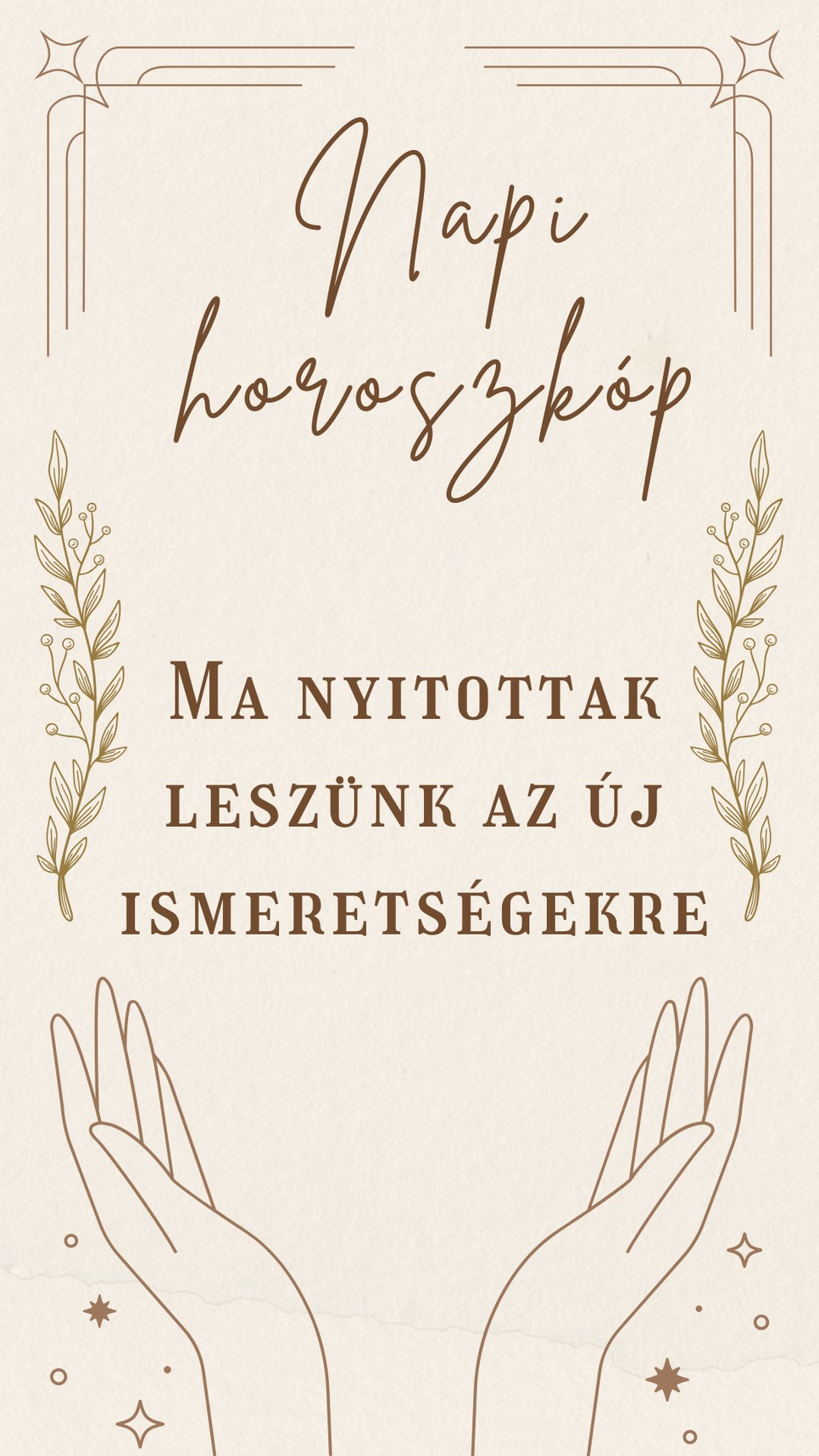 Napi horoszkóp: ma bátran ismerkedhetünk
