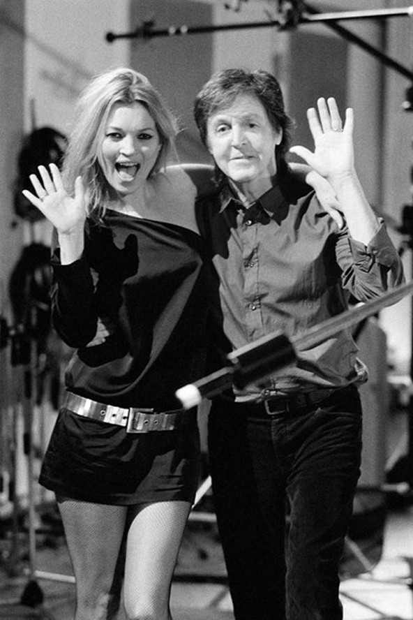 Kate Moss és Paul McCartney