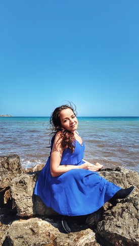 Itt még mindig csak nézni tudtam a tengert, de legalább már sokkal közelebb kerülhettem hozzá