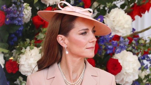 Katalin hercegné szépsége mesébe illő: púderrózsaszín Dior szettjében mindenkit túlragyogott