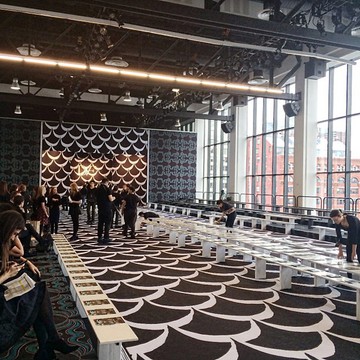 Diane Von Fürstenber különleges bemutatójának exkluzív helyszíne.