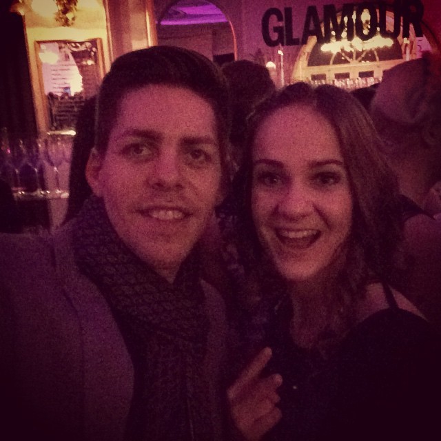 A legjobb sportoló kategória jelöltje, Gyarmati Panka szemmel láthatóan remekül érezte magát.