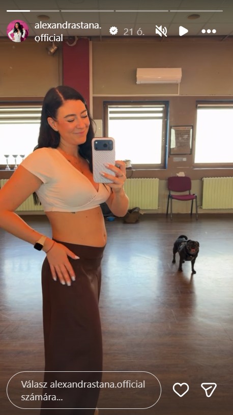Stana Alexandra az első gyermekét várja