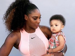 Serena Williams kisbabája a legcukibb szurkoló a teniszező meccsén
