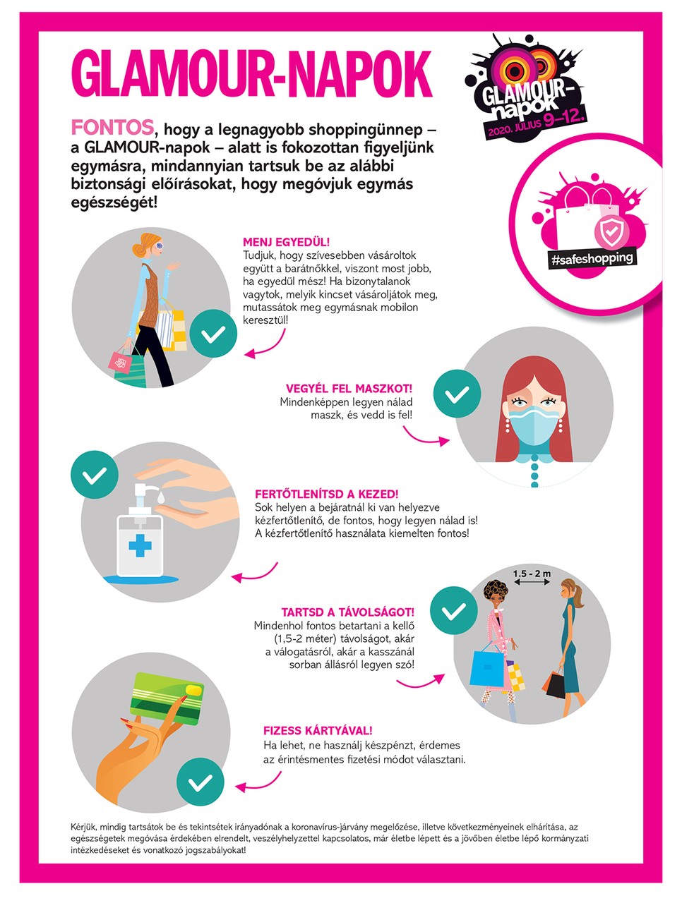 Vásárolj biztonságosan a GLAMOUR-napok alatt