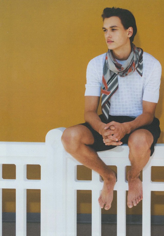 jegor venned, vogue, címlap, férfi modell, dán modell